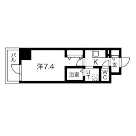 南田辺駅 徒歩5分 8階の物件間取画像